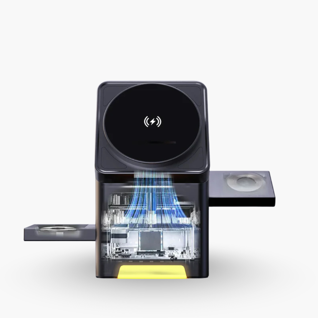 Internal components of UniDock wireless charger